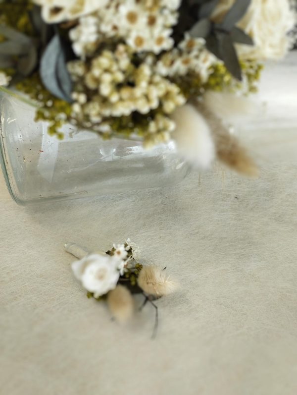Ramo de novia con rosas y hortensias preservadas