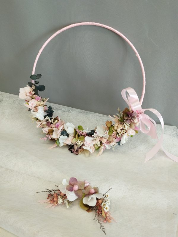 Ramo de flores variadas preservadas para novia