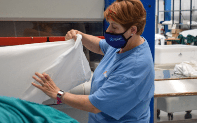 Lavandería industrial para hospitales y clínicas sanitarias