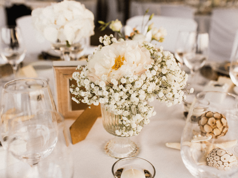 Ideas para centros de mesa con flores