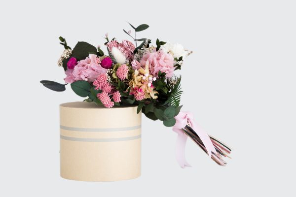 Ramo de flores preservadas mediano