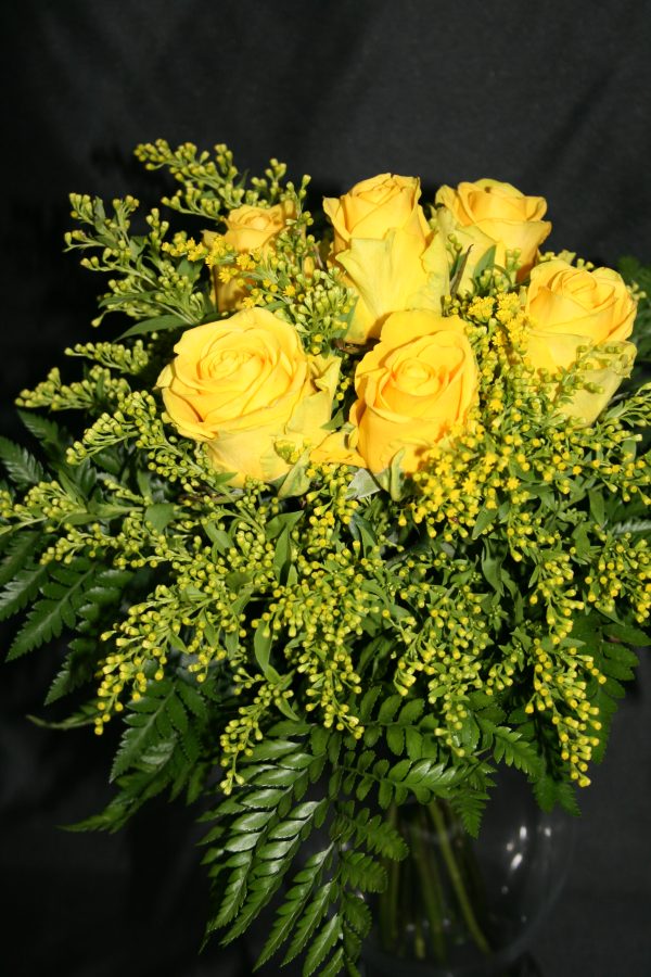 Ramo de rosas naturales grande