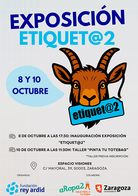 Etiquet@2: Otra mirada a tu ropa. Proyecto colaborativo de la Fundación Rey Ardid y aRopa2.