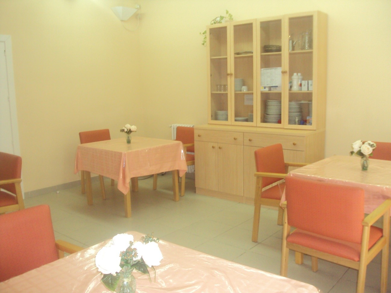 Comedor de la residencia municipal para mayores en Altorricón