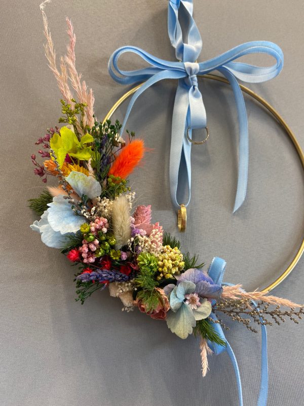 Ramo de flores variadas preservadas para novia