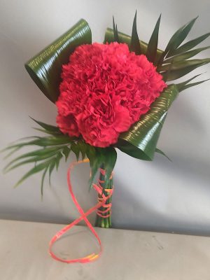 Ramo-bastón-claveles--rojos-Ofrenda-Virgen-Pilar