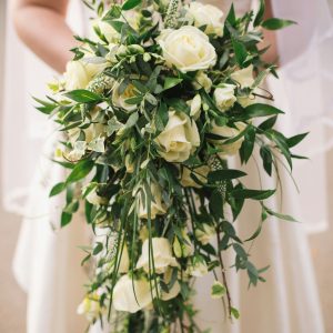 Ramo de rosas naturales para novia
