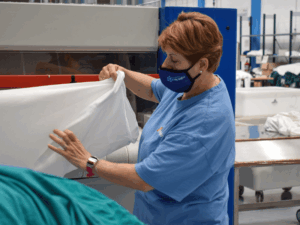 Lavandería para hospitales