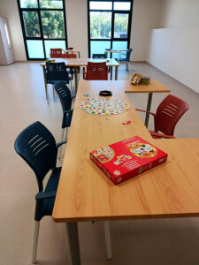 Salas de ocio en la residencia de ancianos en Valderrobres